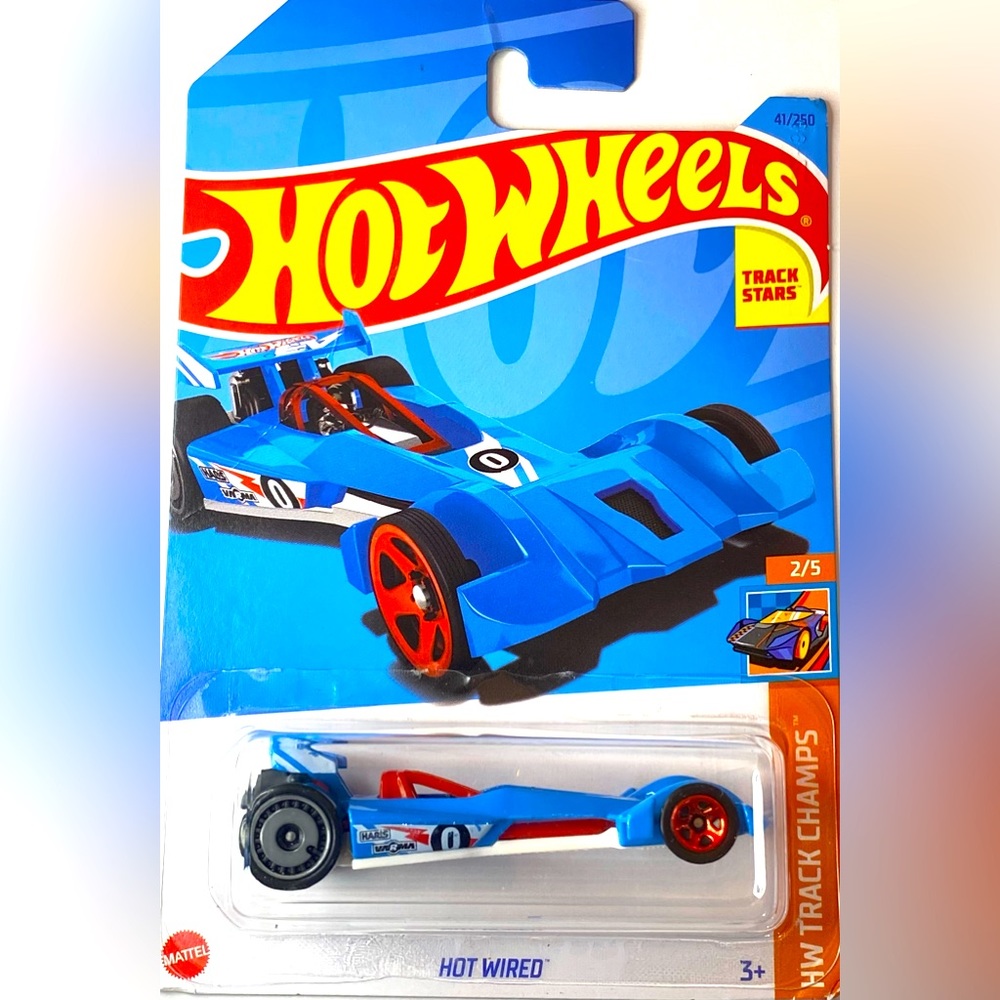 ✅ 🚗 4/$20 🚗 NEW 2023 MATTEL HOT WHEELS 2/5 HW TRACK CHAMPS HOT WIRED #41/250